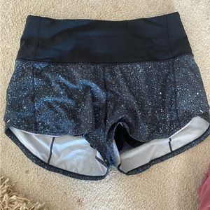 High waisted size 4 lululemon speed up shorts